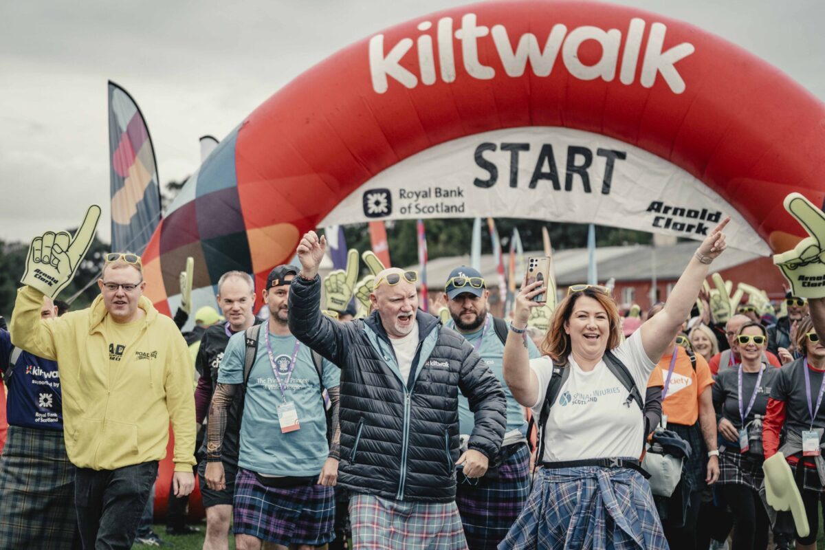Edinburgh goes Kiltwalk Crazy to Boost 710 Scottish Charities. Photo by Jamie Simpson/Kiltwalk